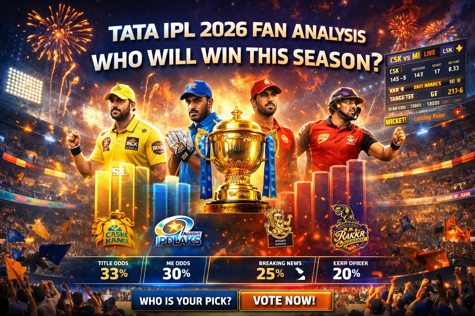 Tata IPL 2026 Fan Analysis: Who Will Win This Season?