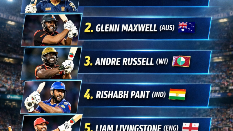 IPL 2026 Best Finishers List: Top Players Who Can Win Matches in the Final Overs