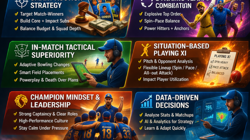 IPL 2026 Tactical Masterclass: Strategies That Define Champions