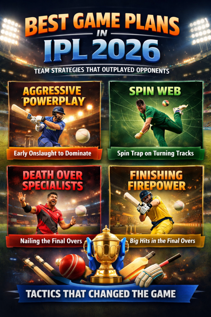 Best Game Plans in IPL 2026