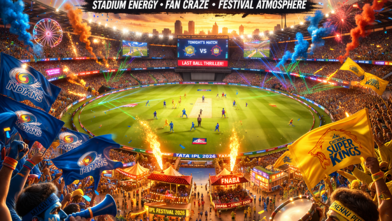 IPL 2026 Vibes: Stadium Energy, Fan Craze & Festival Atmosphere