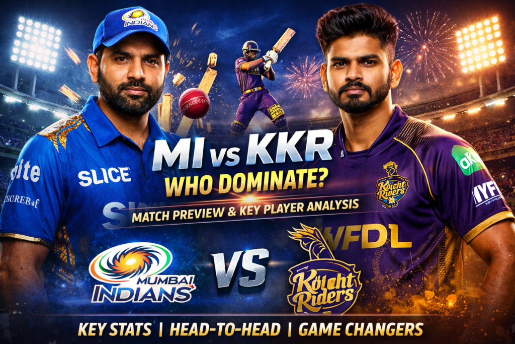 Who Will Dominate? MI vs KKR Match Preview