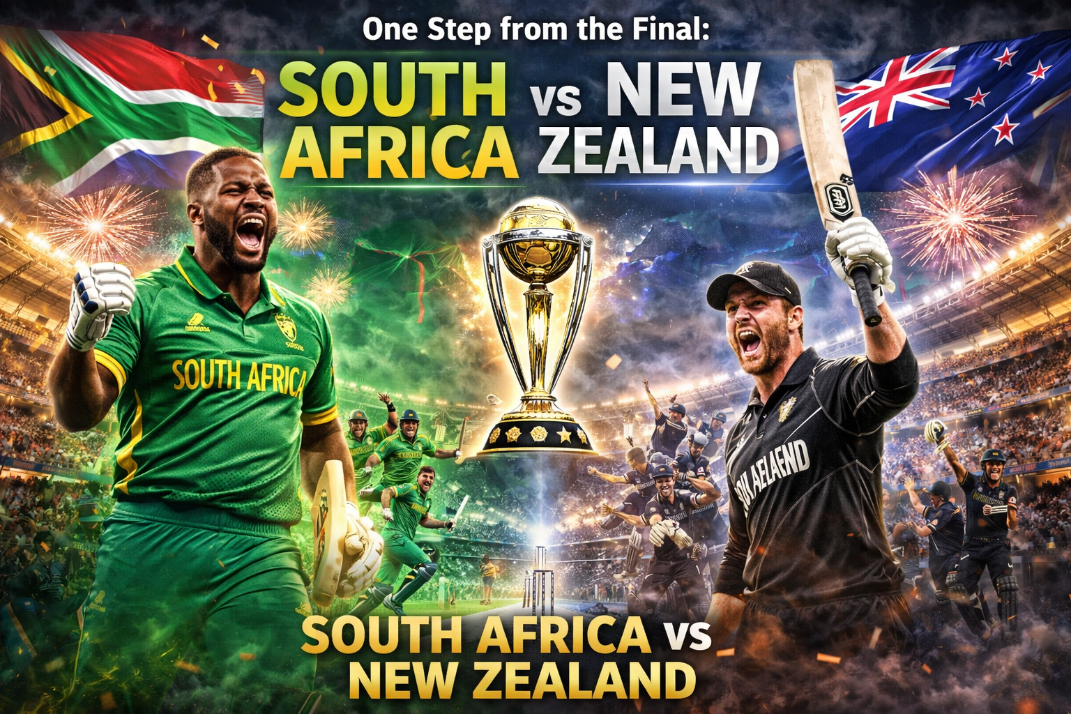 One Step from the Final: South Africa vs New Zealand – A T20 Epic Awaits