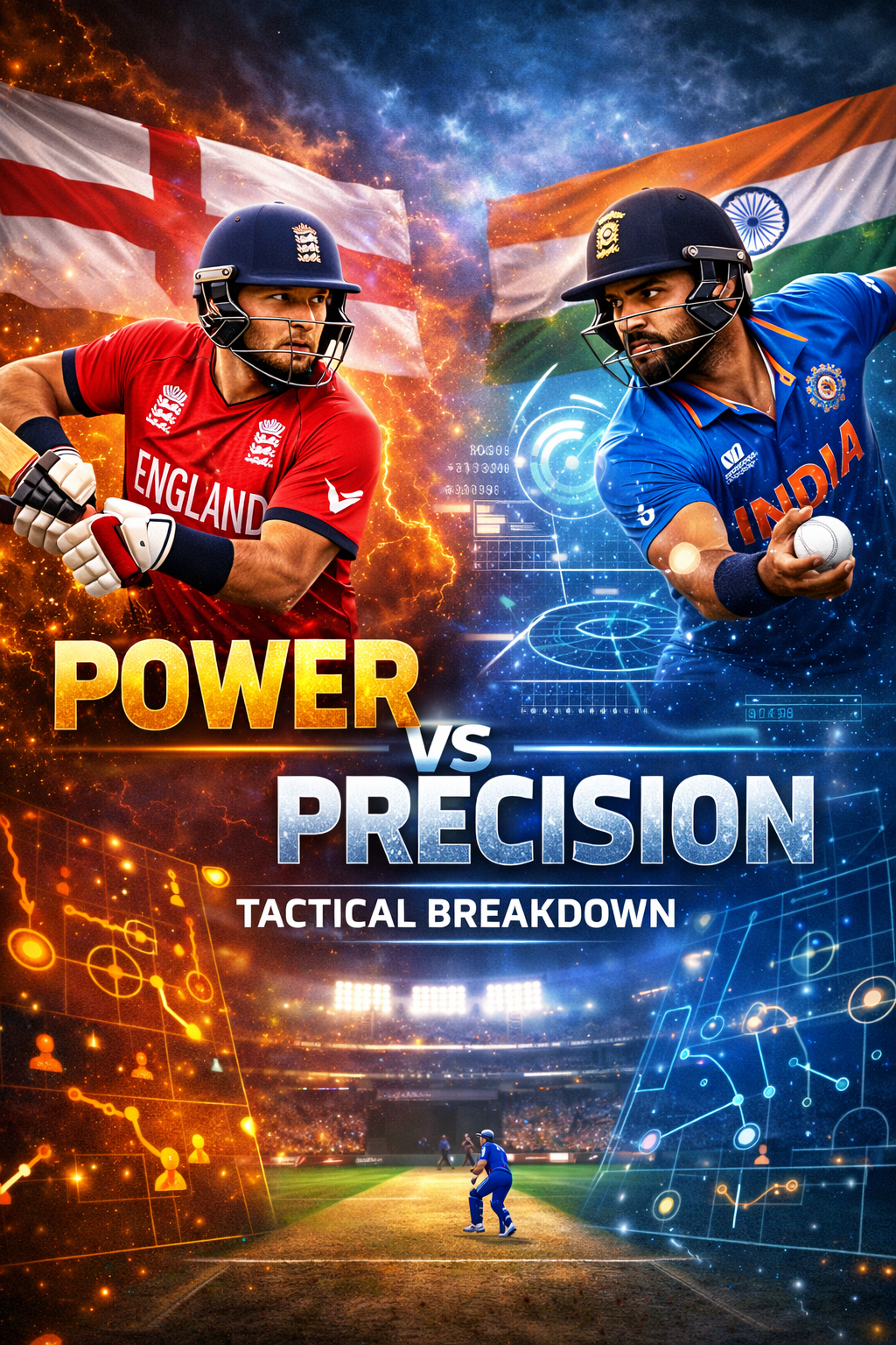 Power vs Precision: Tactical Breakdown of England vs India