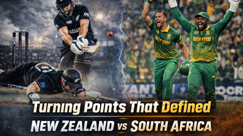 Turning Points That Defined New Zealand vs South Africa