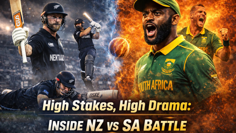 High Stakes, High Drama: Inside NZ vs SA Battle
