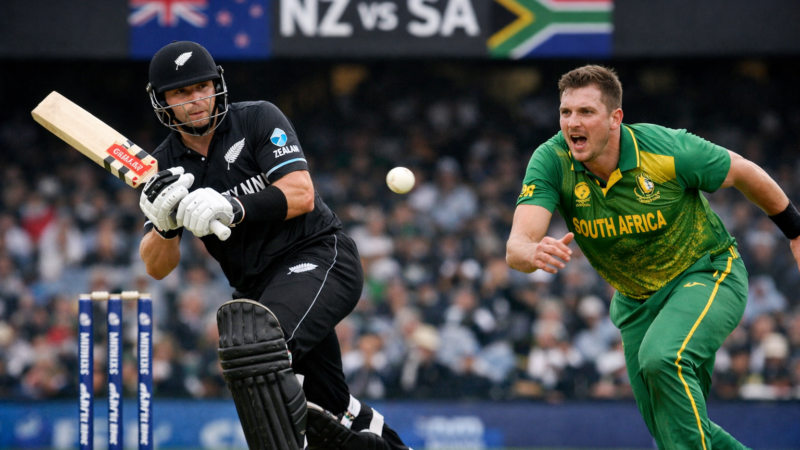 Last-Over Drama: NZ vs SA Match Report & Key Moments
