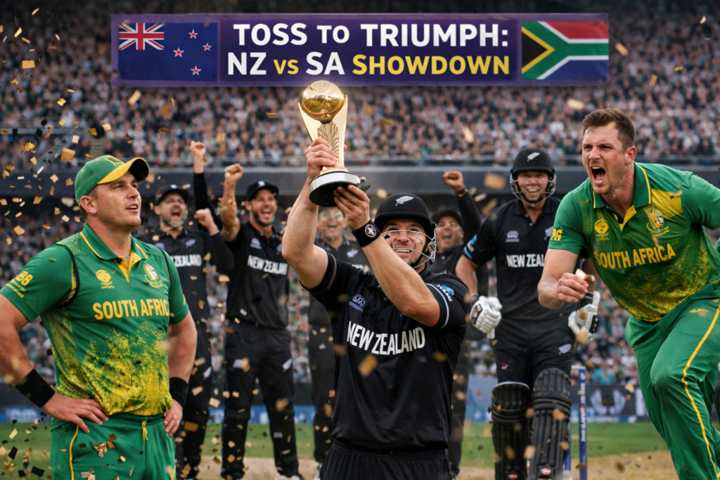 From Toss to Triumph: Full Analysis of NZ vs SA Showdown
