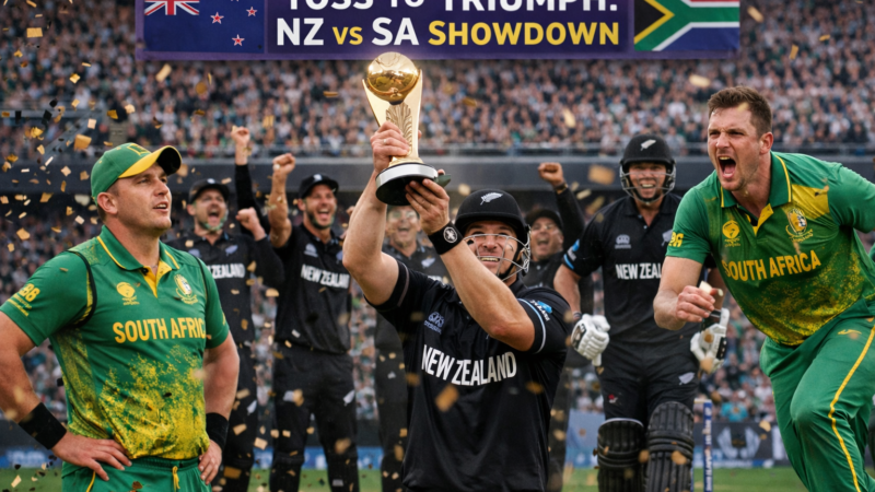 From Toss to Triumph: Full Analysis of NZ vs SA Showdown