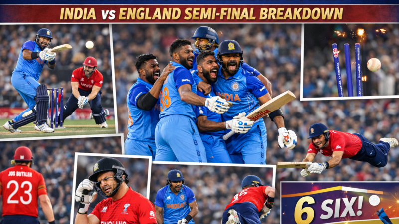 From Power Hits to Pressure Overs: India vs England Semi-Final Breakdown