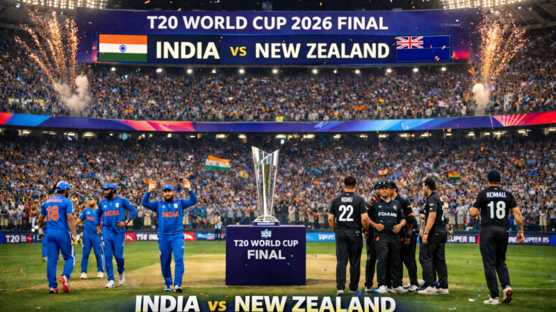 T20 World Cup 2026 Final – India vs New Zealand: Full Match Preview and Winning Chances