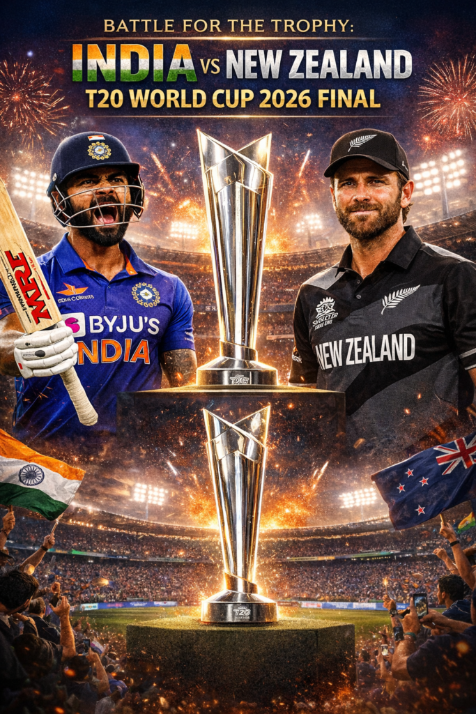 India vs New Zealand T20 World Cup 2026 Final