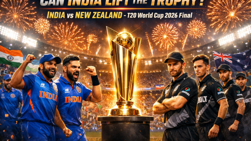 Can India Lift the Trophy? India vs New Zealand T20 World Cup 2026 Final Preview