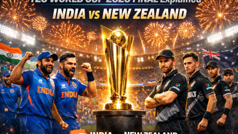 T20 World Cup 2026 Final Explained: India vs New Zealand Stats, Strategy & Prediction