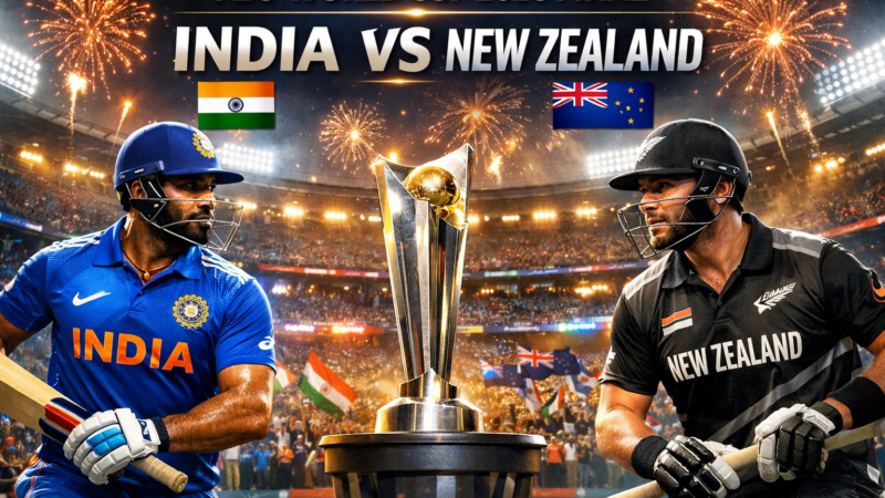 T20 World Cup 2026 Final Live Story: India vs New Zealand Match Preview & Key Players
