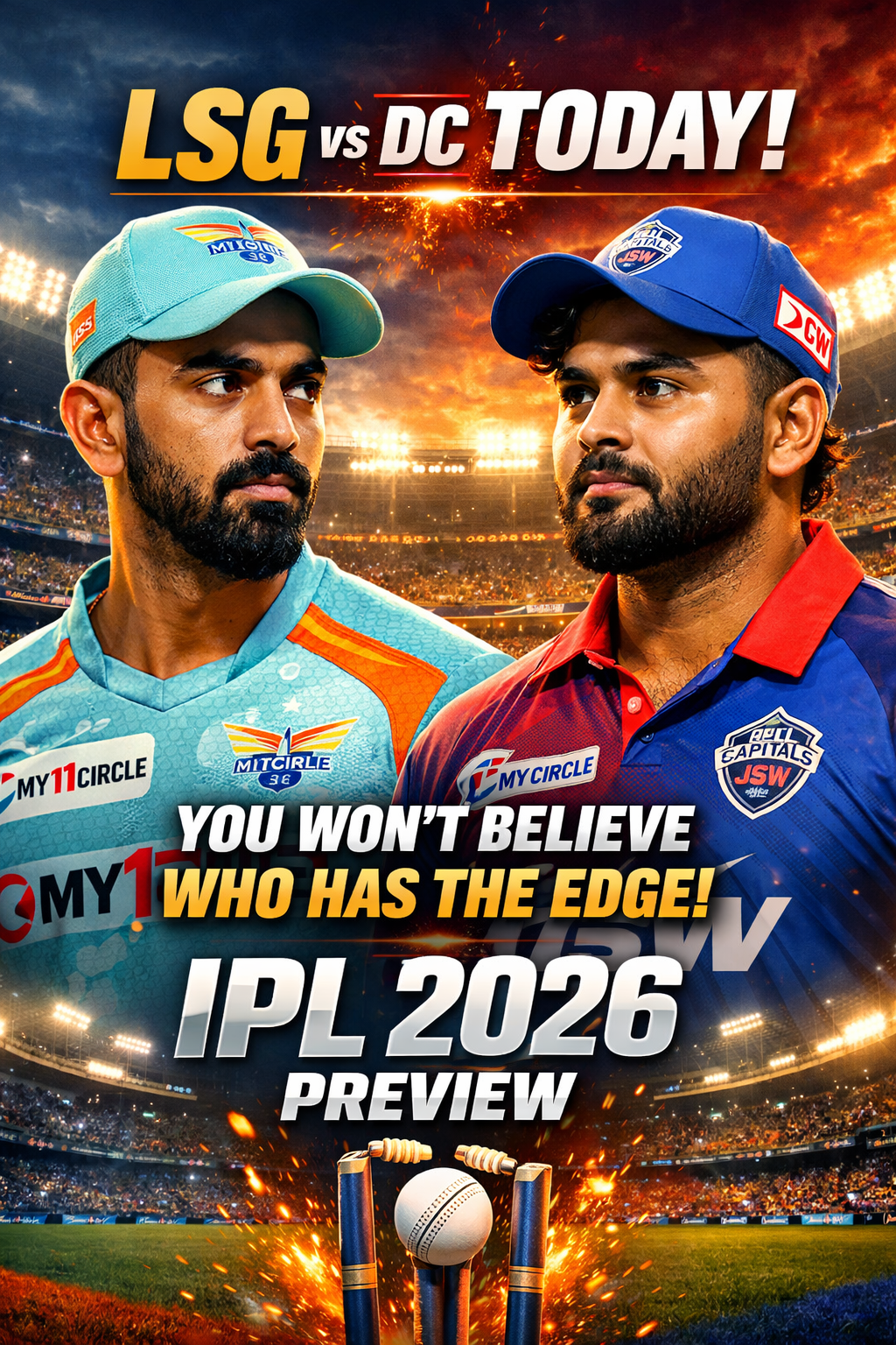 LSG vs DC Today: You Won’t Believe Who Has the Edge! IPL 2026 Preview