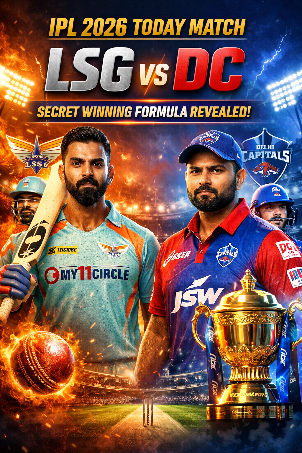 IPL 2026 Today Match LSG vs DC: Secret Winning Formula Revealed