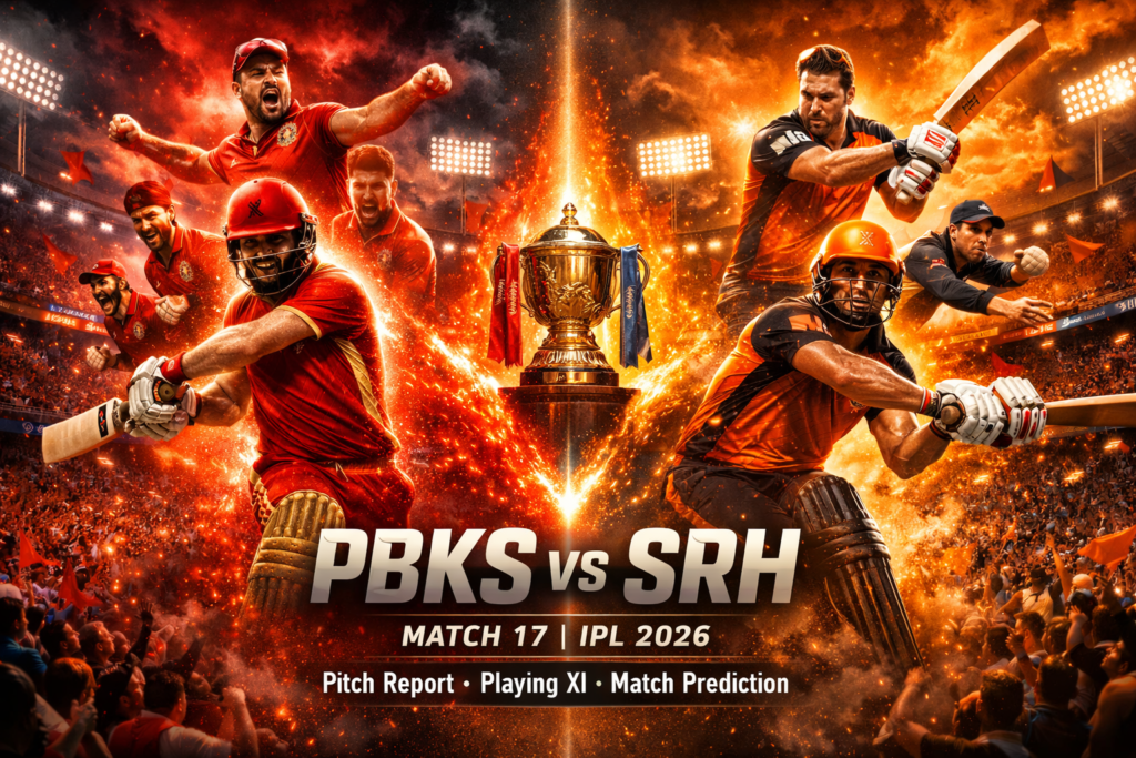 Punjab Kings vs Sunrisers Hyderabad IPL 2026