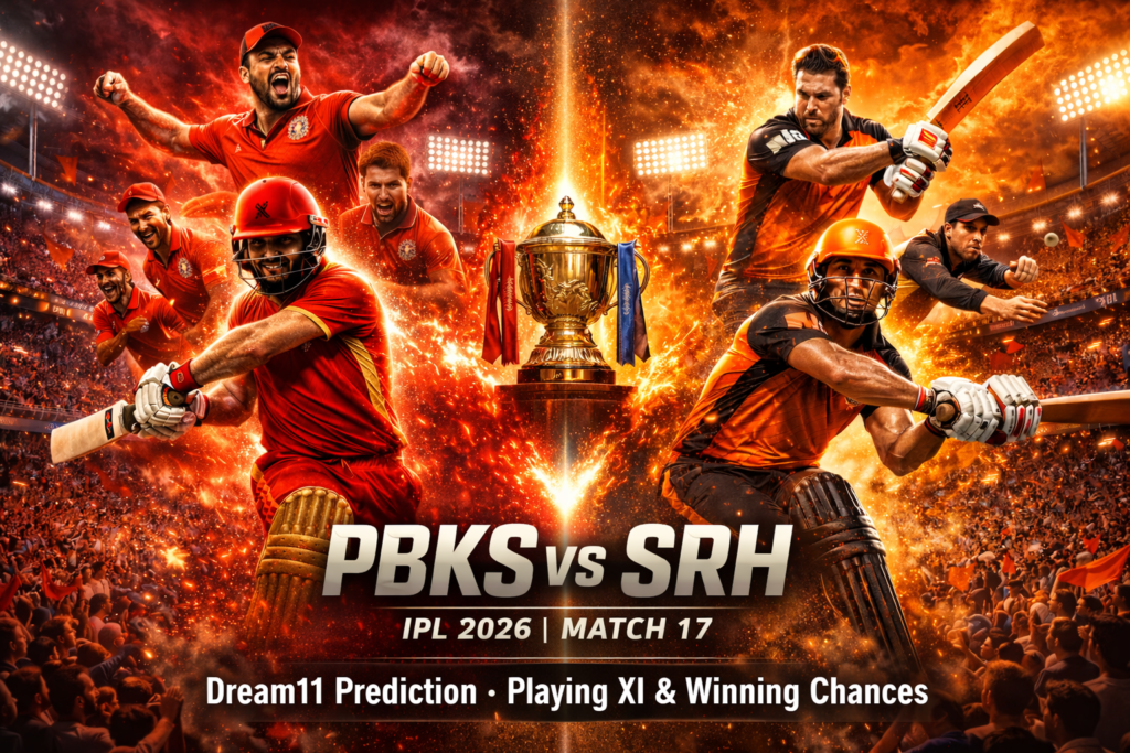 PBKS vs SRH IPL 2026