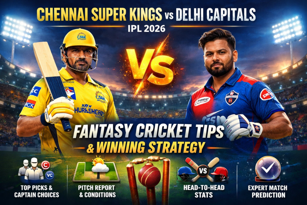 Chennai Super Kings vs Delhi Capitals IPL 2026