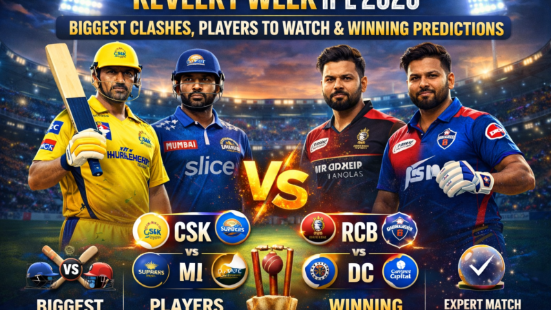 Revelry Week IPL 2026: Biggest Clashes, Players to Watch & Winning Predictions