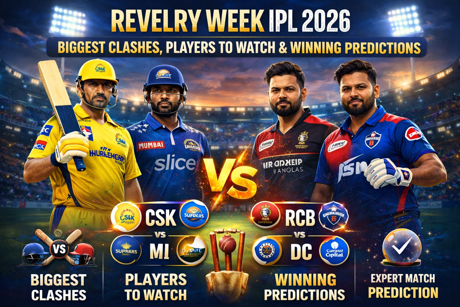 Revelry Week IPL 2026: Biggest Clashes, Players to Watch & Winning Predictions