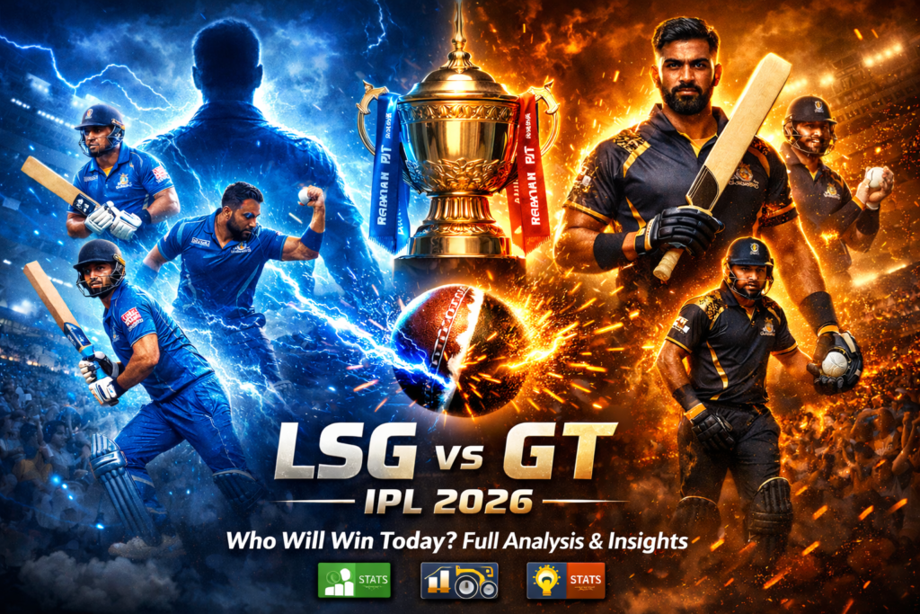 Lucknow vs Gujarat IPL 2026