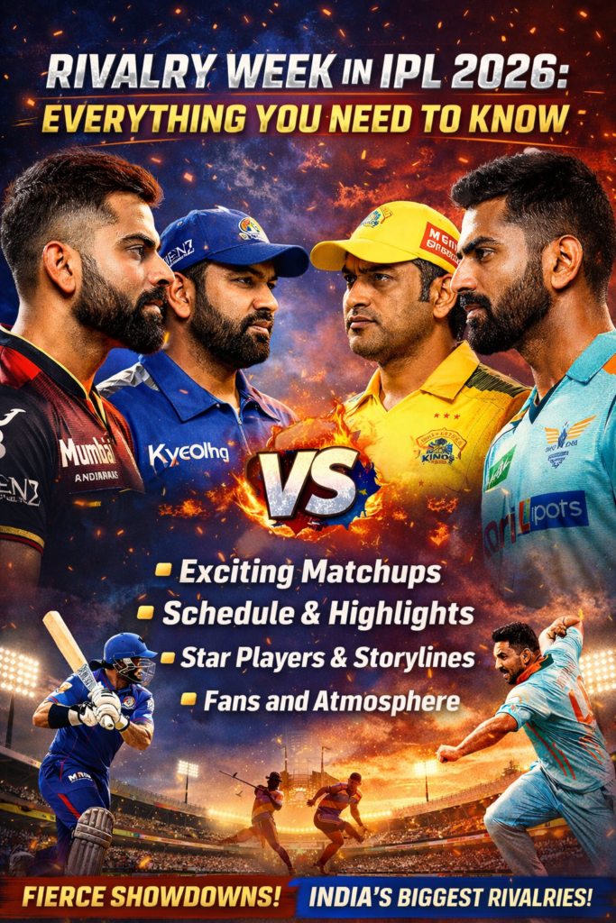 Rivalry Week in IPL 2026