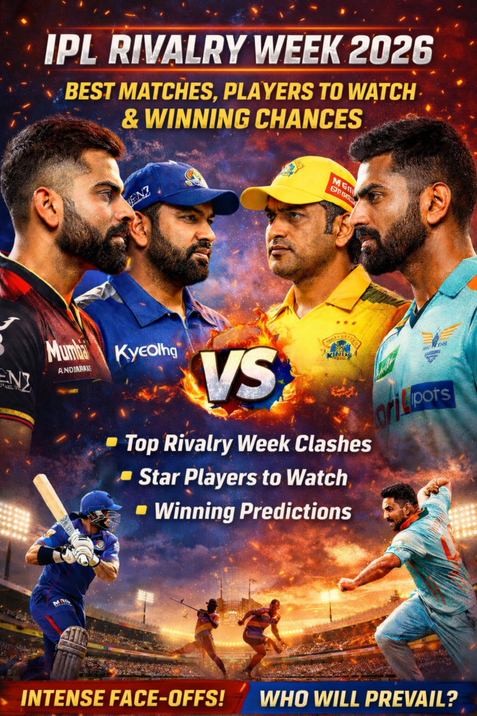 IPL Rivalry Week 2026