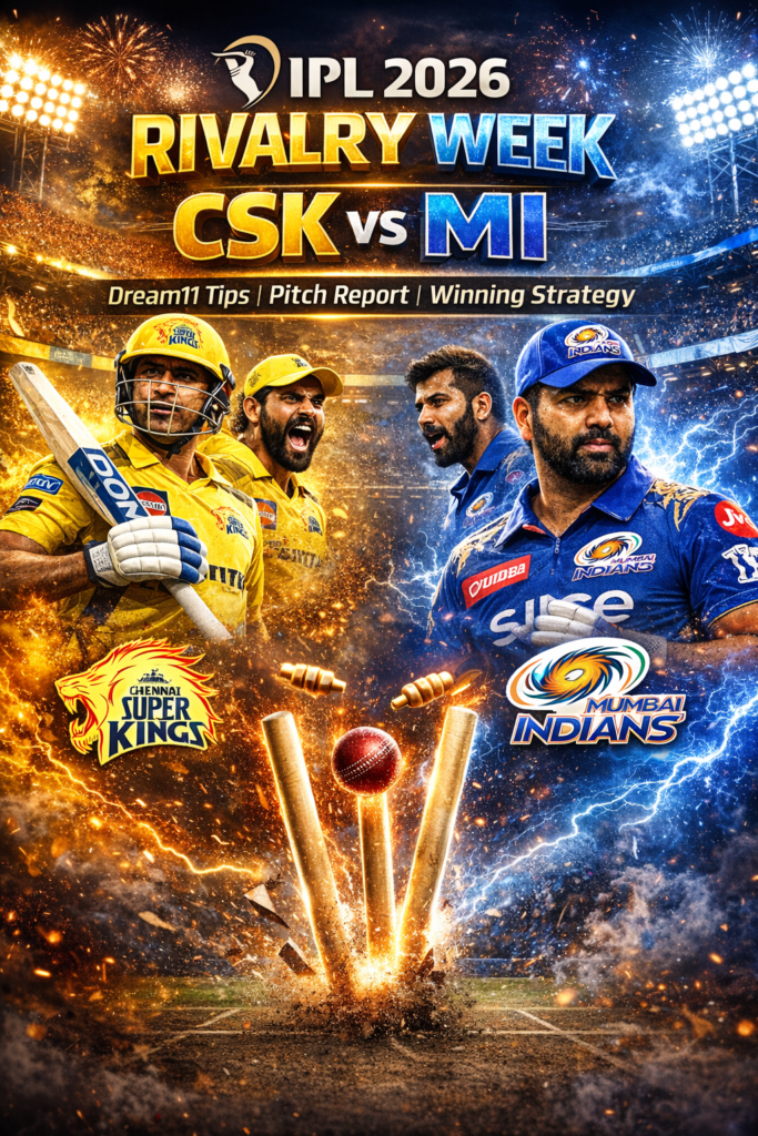 Chennai vs Mumbai 2026: Rivalry Week