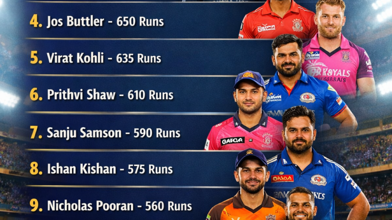 Top 10 Batsmen in Tata IPL 2026: Orange Cap Contenders & Run Machines