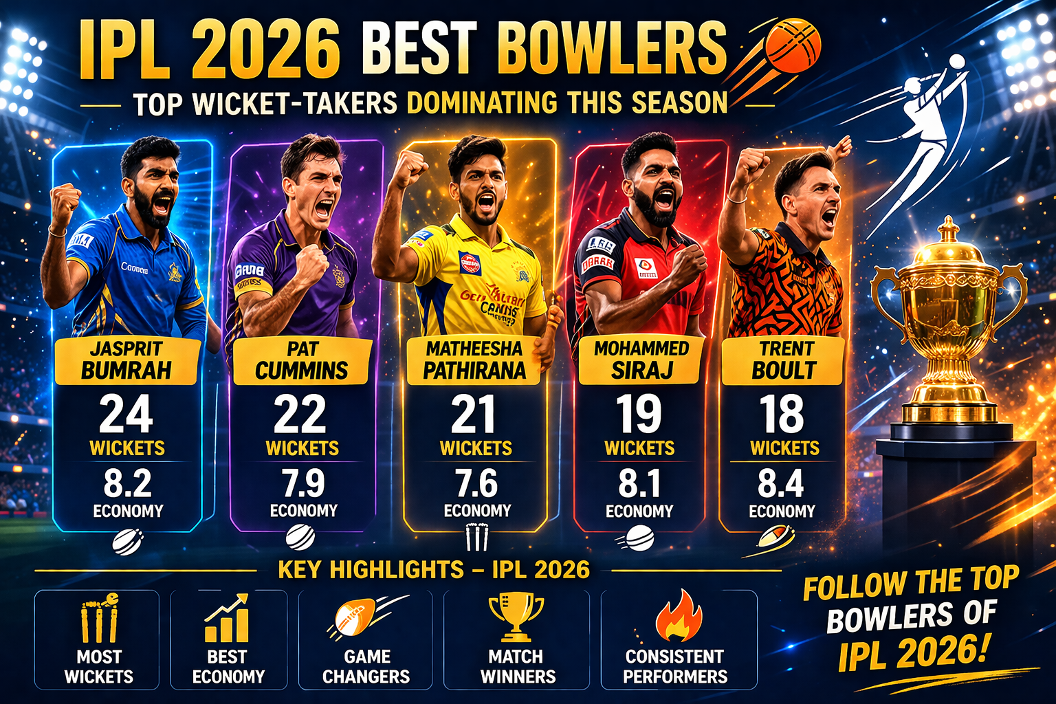 IPL 2026 Best Bowlers: Top Wicket-Takers Dominating This Season