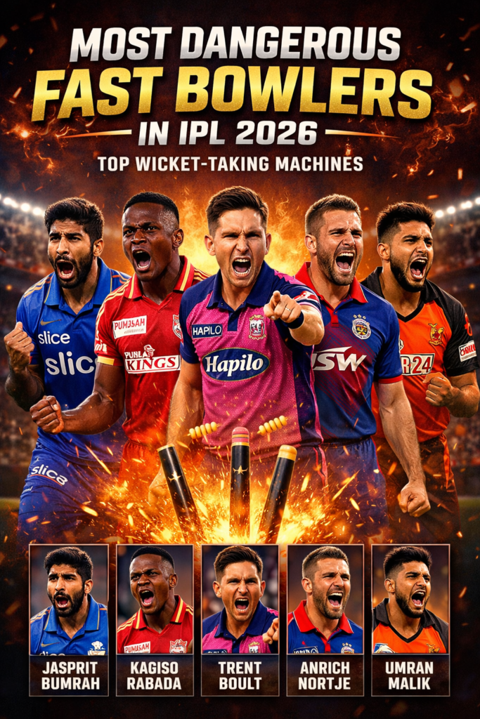 Most Dangerous Fast Bowlers in IPL 2026