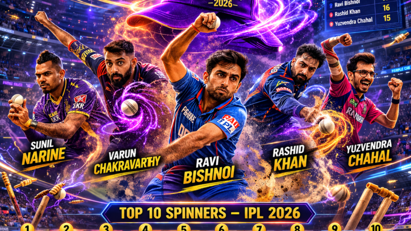 Top 10 Spinners in IPL 2026: Purple Cap Contenders & Game Changers