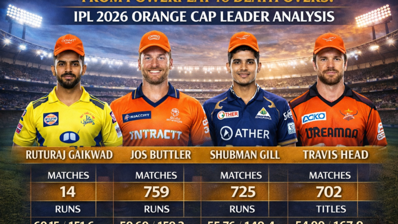 From Powerplay to Death Overs: IPL 2026 Orange Cap Leader Analysis
