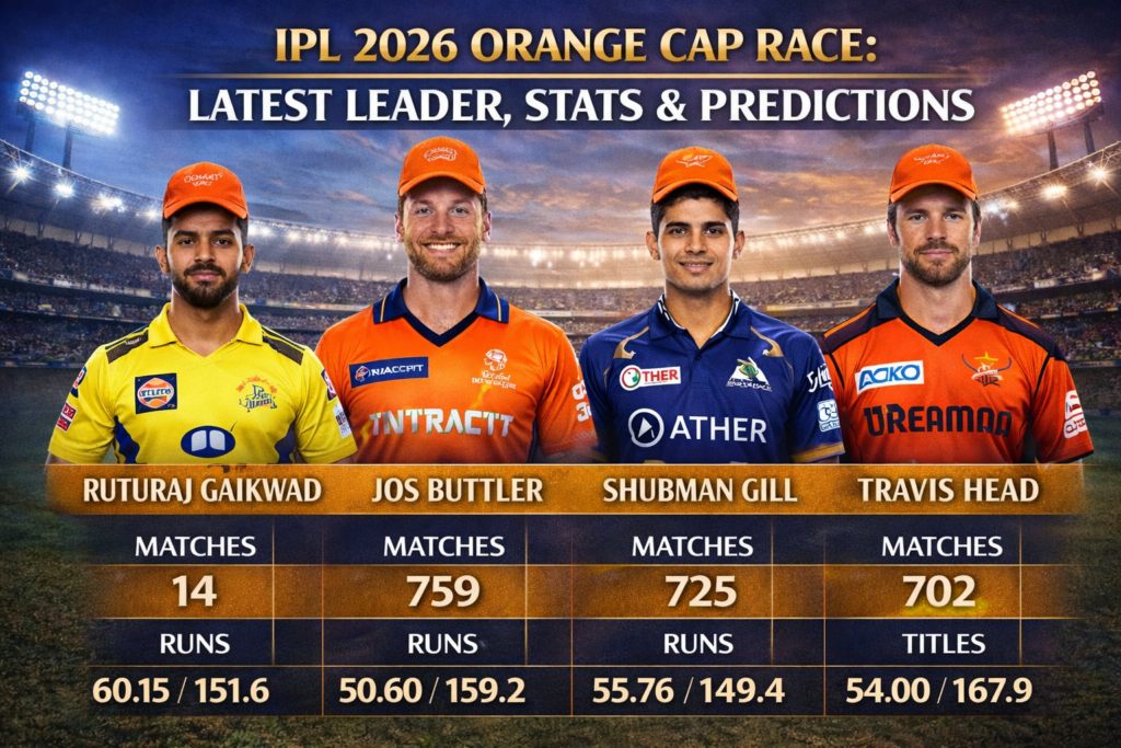 IPL 2026 Orange Cap Race