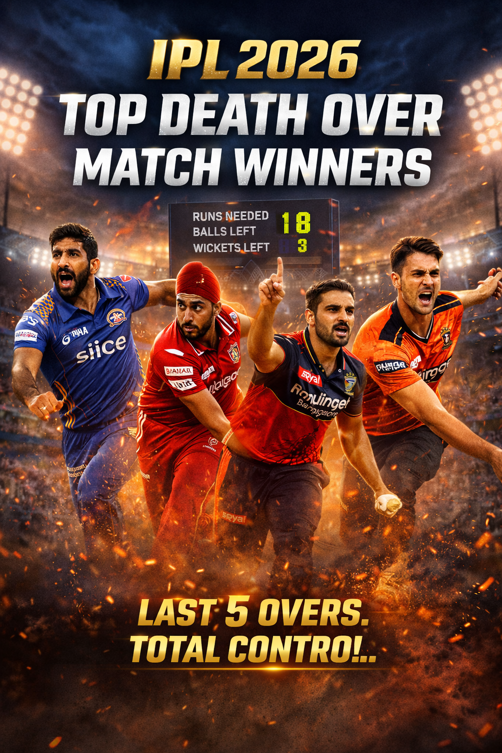 Top Death Over Match Winners in IPL 2026 You Can’t Ignore