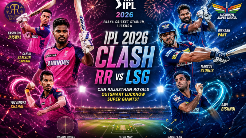 IPL 2026 Clash: Can Rajasthan Royals Outsmart Lucknow Super Giants?