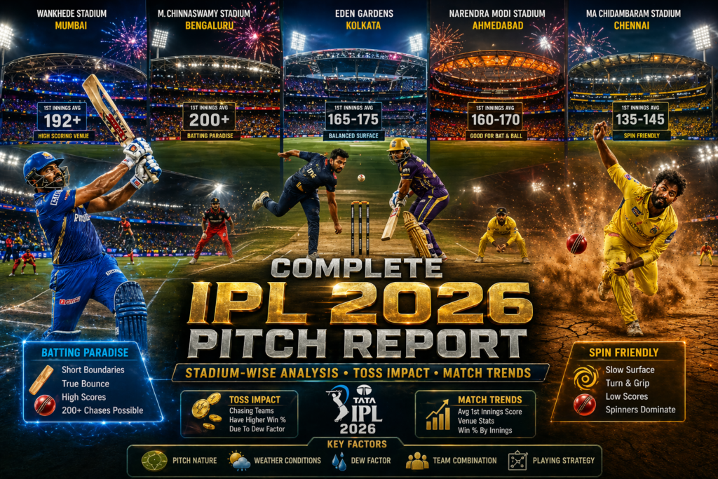 IPL 2026 Pitch Report
