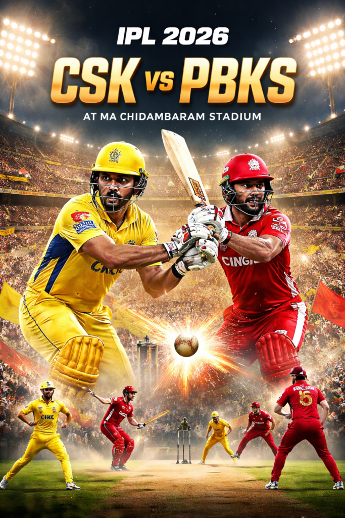 CSK vs PBKS IPL 2026
