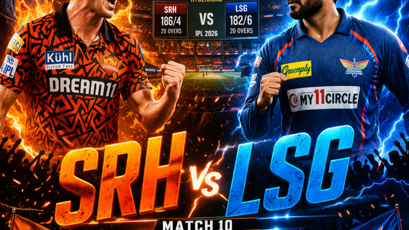 IPL 2026 Match 10: SRH vs LSG Live Updates, Full Analysis & Match Insights