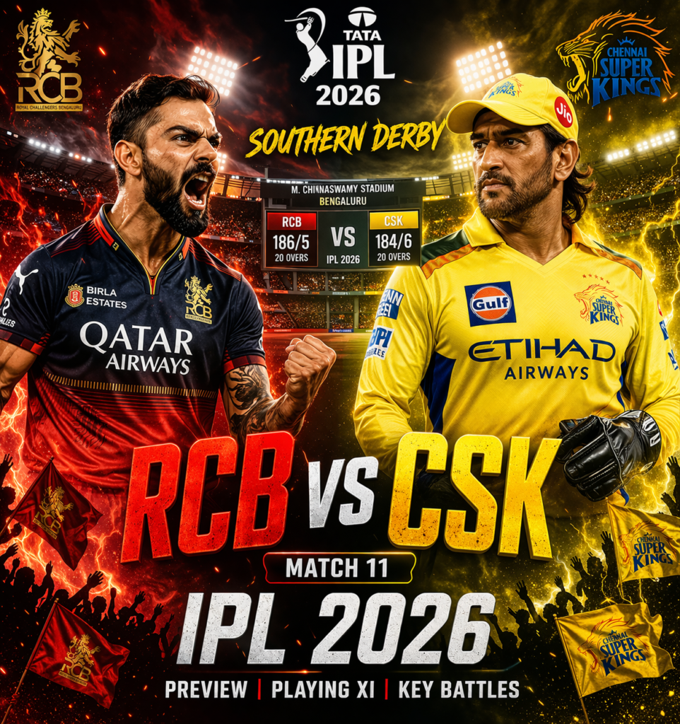 IPL 2026: Southern Derby