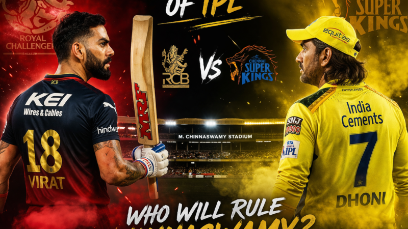 The El Clásico of IPL: Royal Challengers Bengaluru vs Chennai Super Kings – Who Will Rule Chinnaswamy?