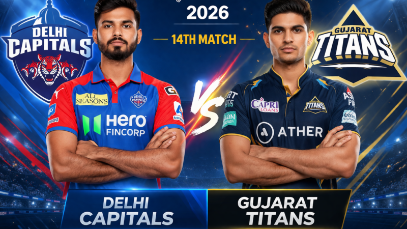 Delhi Capitals vs Gujarat Titans, Indian Premier League 2026
