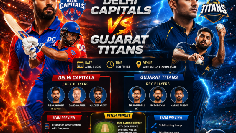Delhi Capitals vs Gujarat Titans Match 14: Full IPL 2026 Preview & Expert Picks